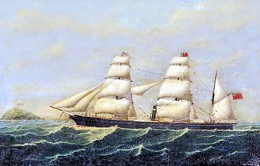 JPG City of
                                                  Dublin Ship painting
                                                  1869 by John Frederick
                                                  Loos