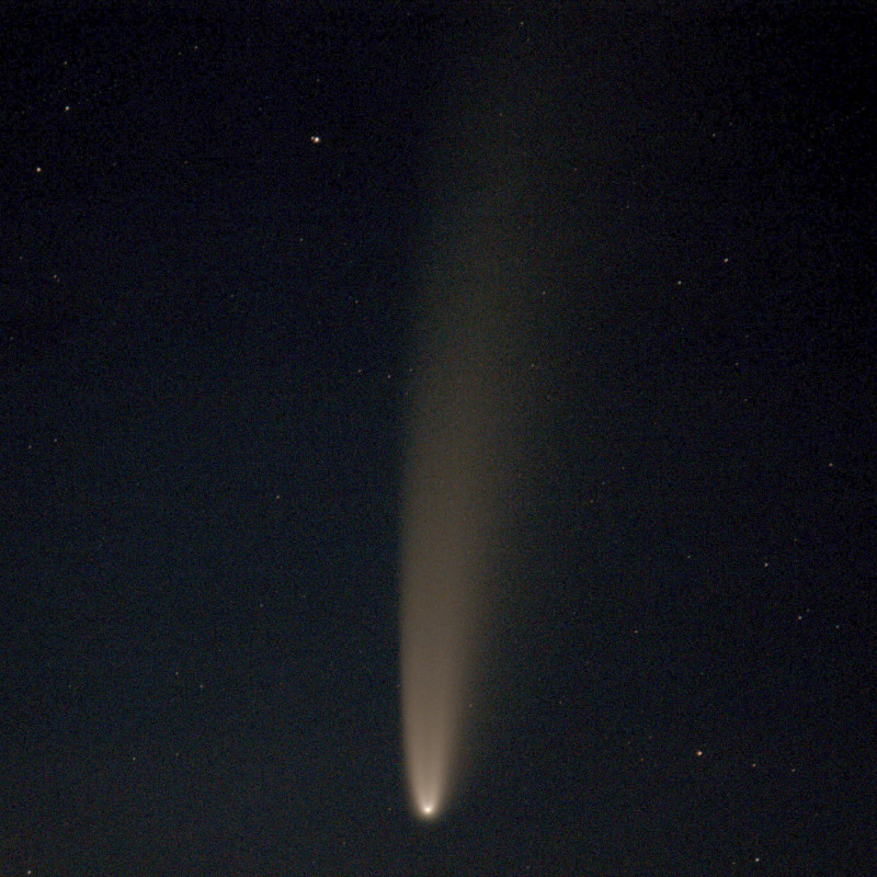 JPG comet overexpose closeup