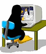 PNG pic of Linux
              Penguin and a PC